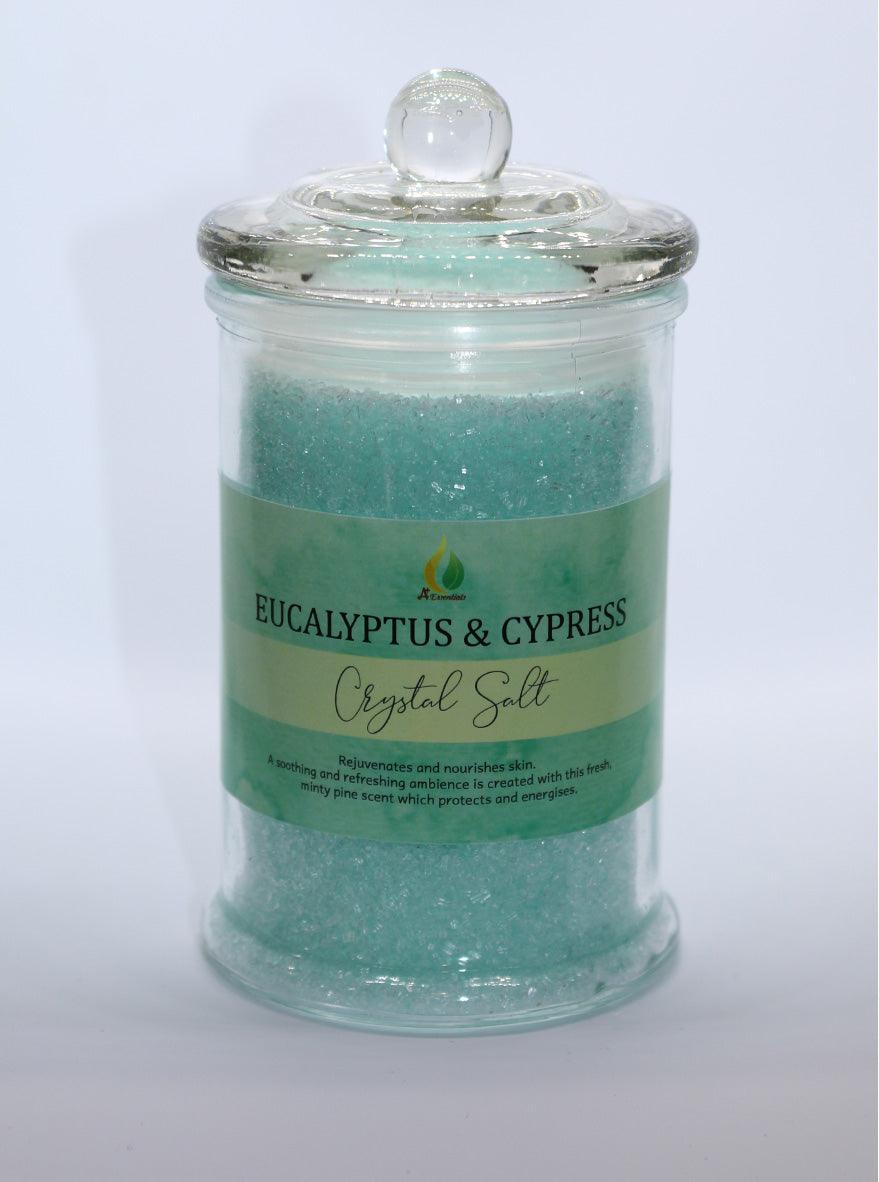 EUCALYPTUS & CYPRESS Indulgence Crystal Salt A+ Essentials Pty Ltd