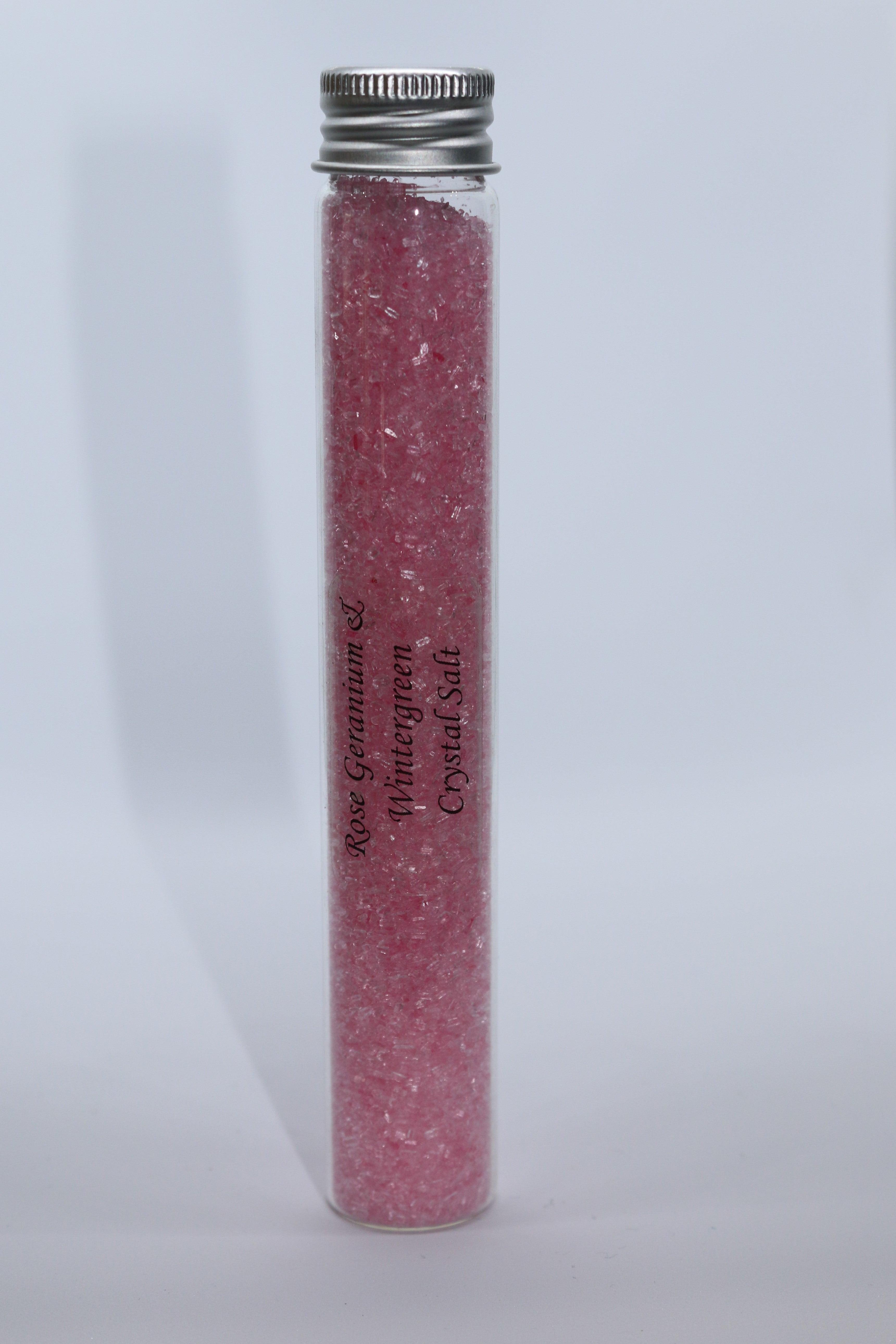 ROSE GERANIUM & WINTERGREEN Indulgence Crystal Salt A+ Essentials Pty Ltd