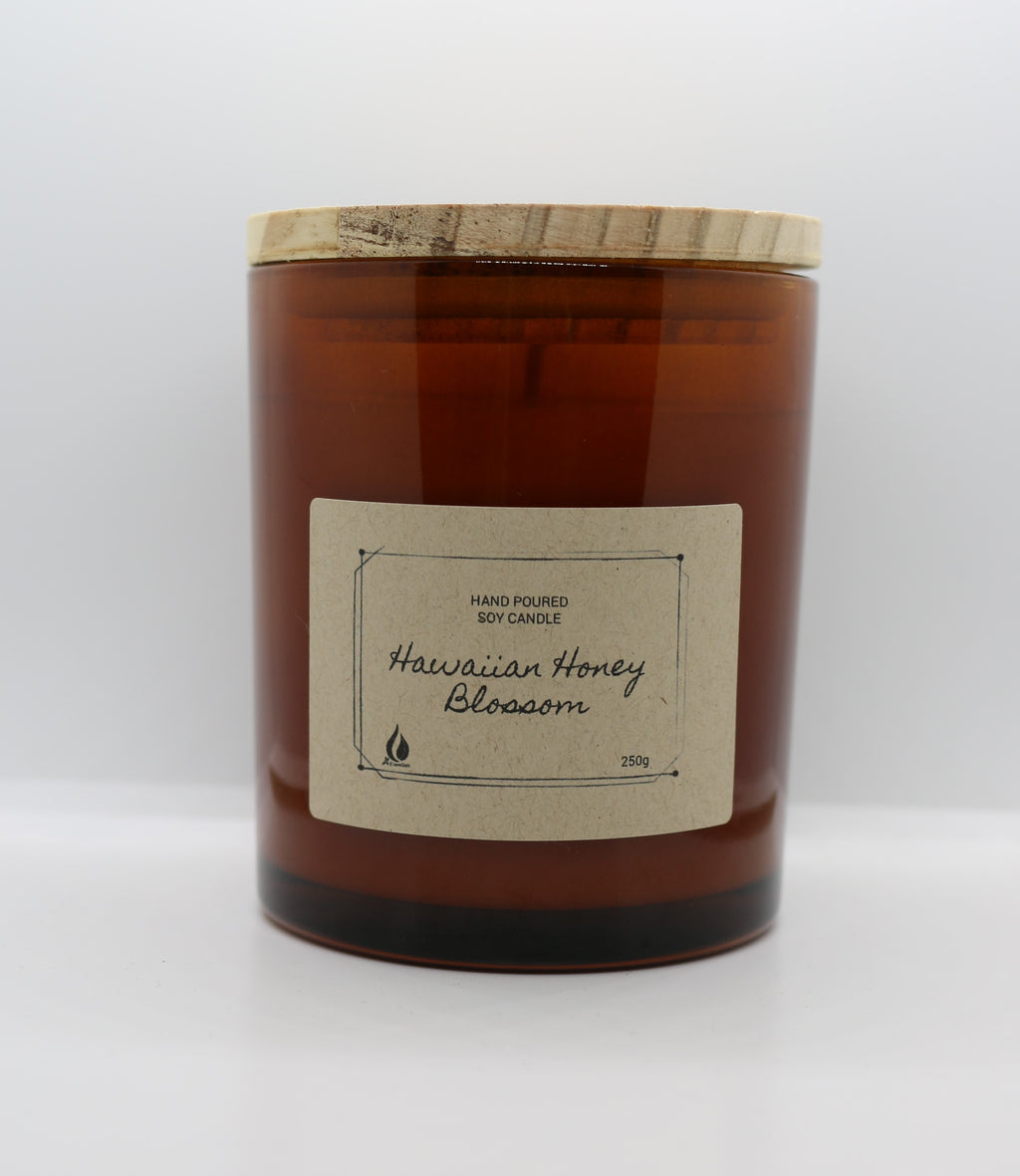 HAWAIIAN HONEY BLOSSOM - Hand Poured Soy Candle A+ Essentials Pty Ltd