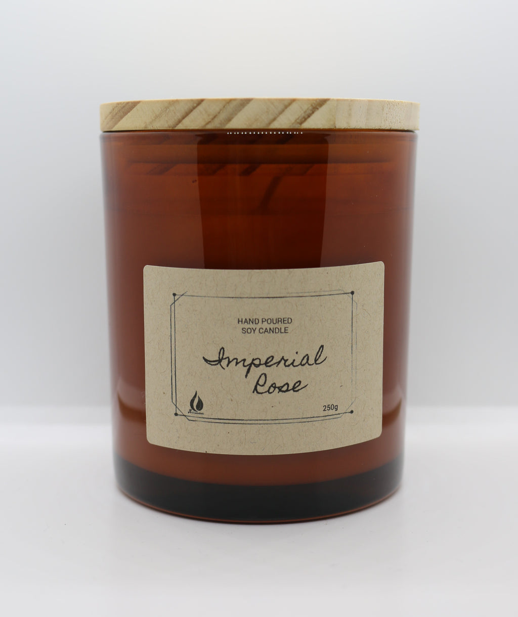 IMPERIAL ROSE - Hand Poured Soy Candle A+ Essentials Pty Ltd