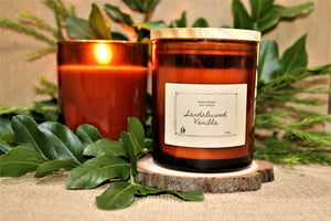 SANDALWOOD VANILLA - Hand Poured Soy Candle A+ Essentials Pty Ltd