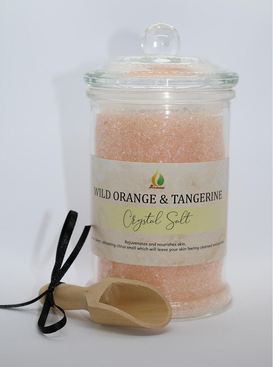 WILD ORANGE & TANGERINE Indulgence Crystal Salt A+ Essentials Pty Ltd